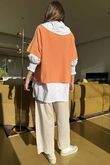 Conrad Layer Knit Apricot Sorbet /5=